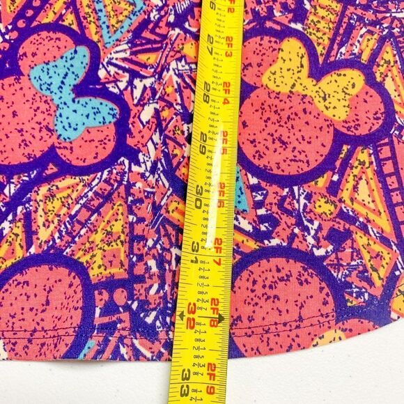 Lularoe IRMA Disney Women Extra Small NEW Minnie Mouse Colorful High Low Hem NWT - Picture 11 of 12